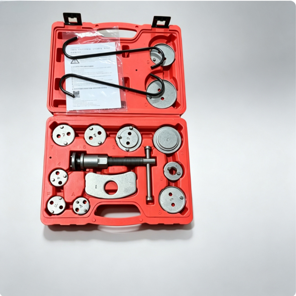 Lingsen 13-piece Tool Set Brake Piston Reset Kit, Durable Brake Tools Suitable For Vehicle Repair For Mounting/reversing Disc Brake /brake Calipers