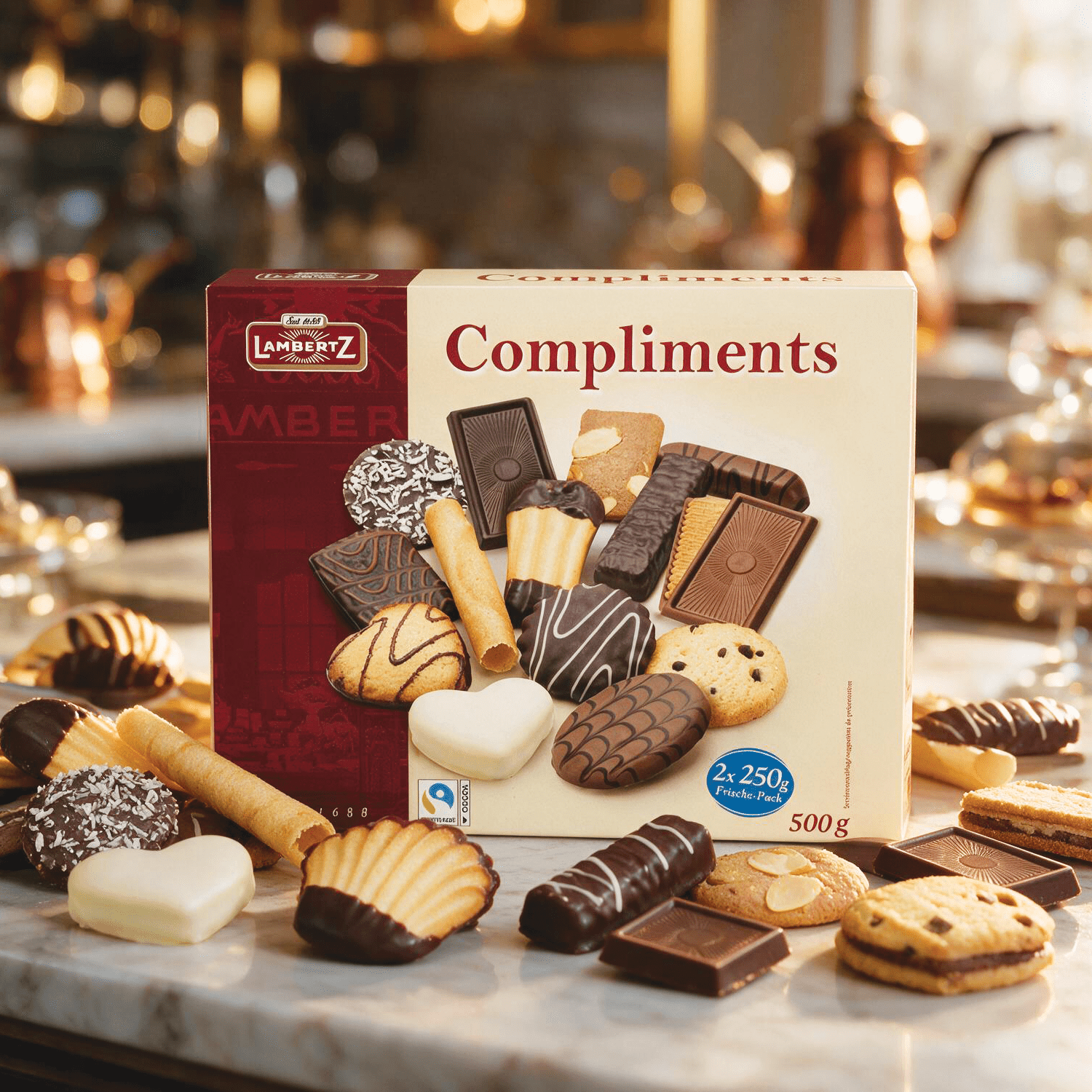 Image of Lambertz Baking Mixture Compliments 500g - Christmas Sweets - Christmas Chocolate - Christmas Gifts - Christmas Snacks