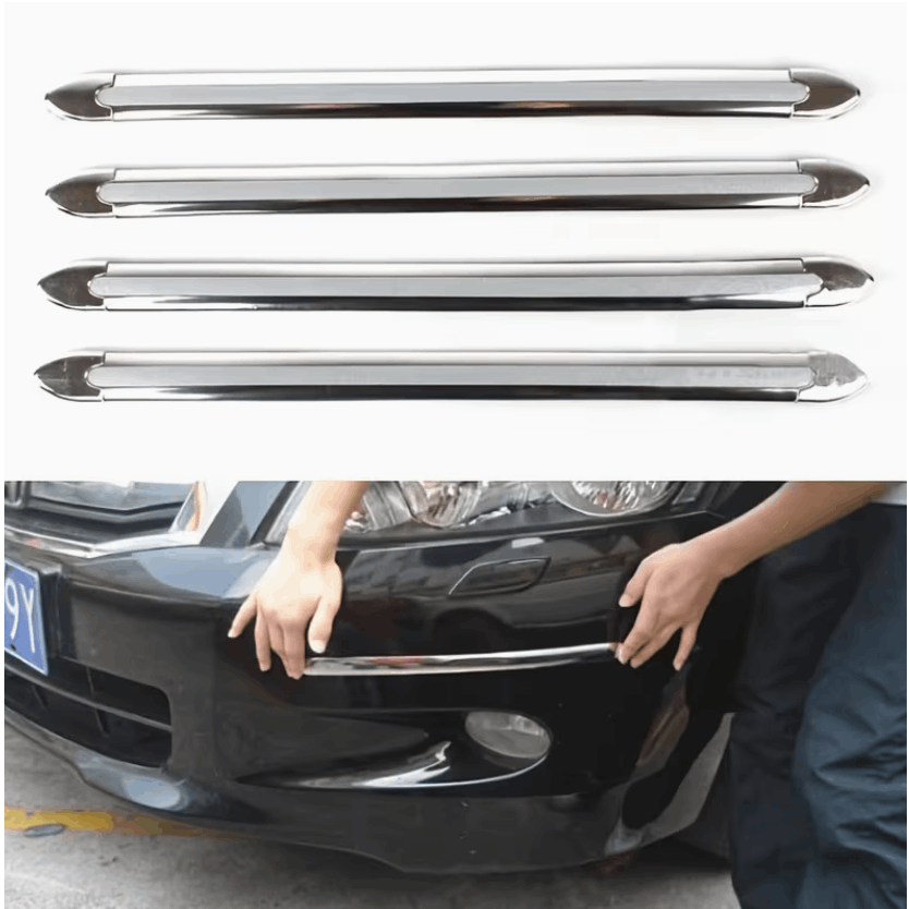 TEMU 4PCS Protector Autoadhesivo Antirayaduras, Protección Antigolpes y Antirrozaduras, Amortiguador de Impactos, para Carrocería y Parachoques del