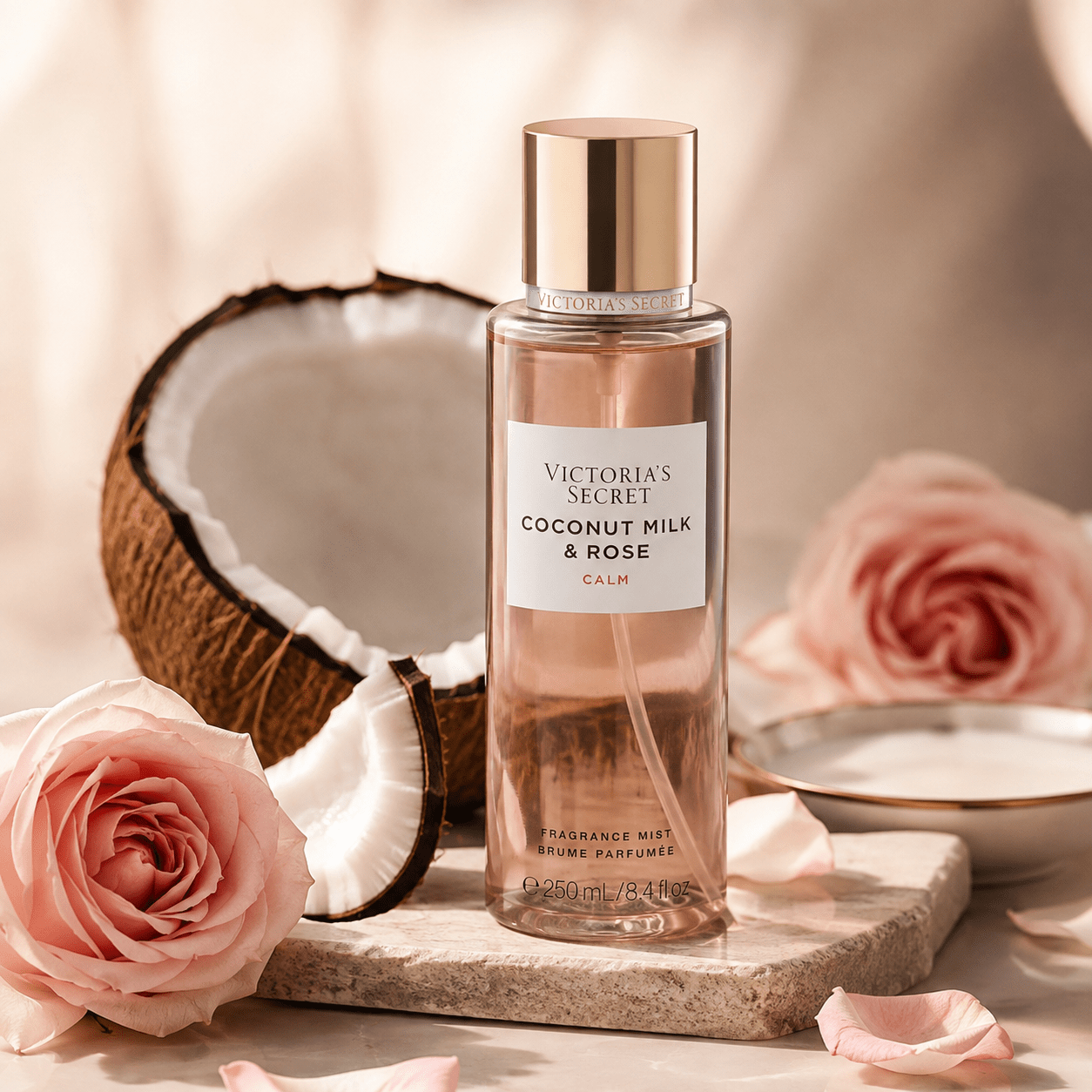 Image of ' Coconut Milk & Rose 250ml Body Spray For Women