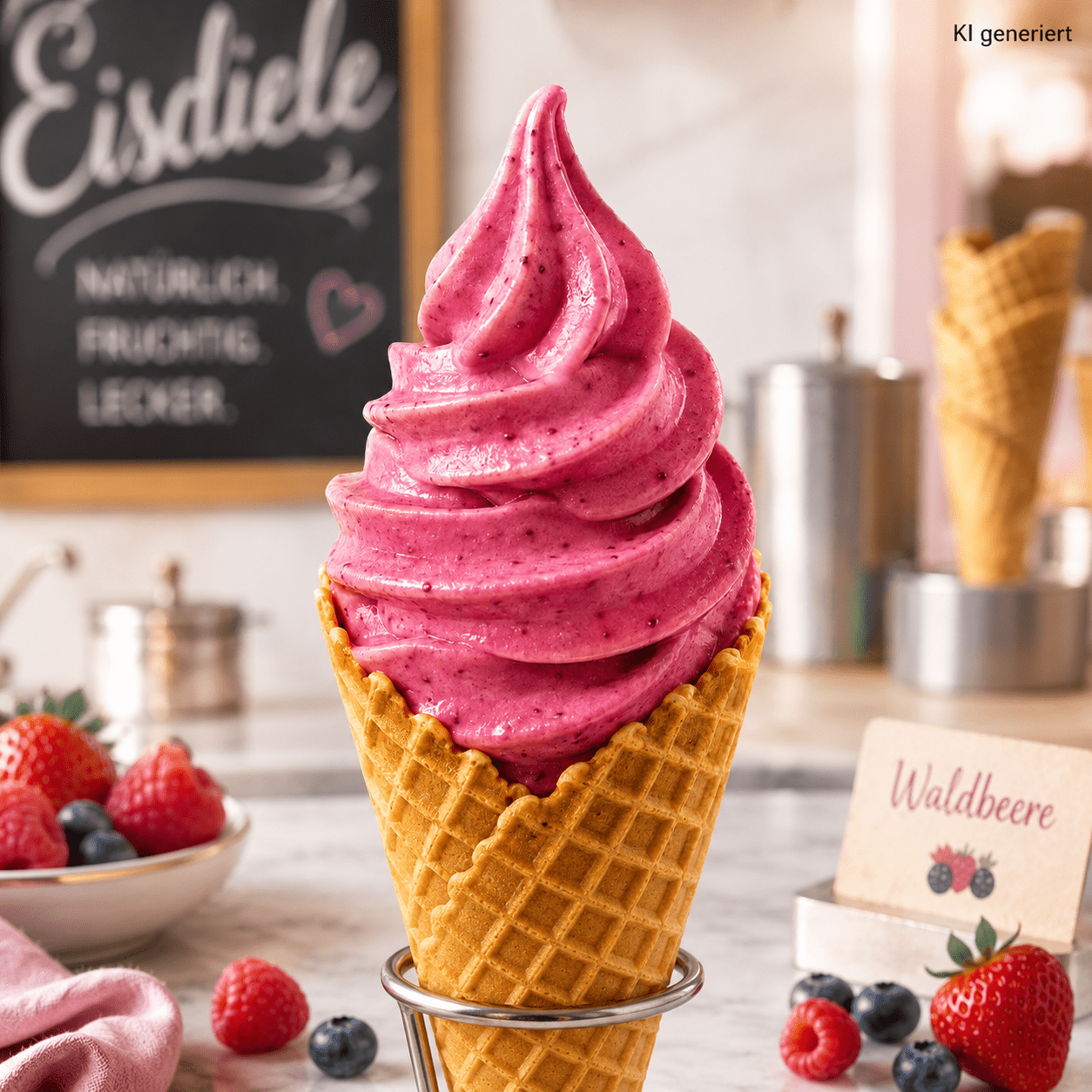 Anona Eisfix Soft-spezial Prickly Pear (azo-free) 1 Kg – Soft Serve Ice Cream Powder With Prickly Pear Flavor – Ice Powder For Creamy Soft Serve – Easy Preparation With Water