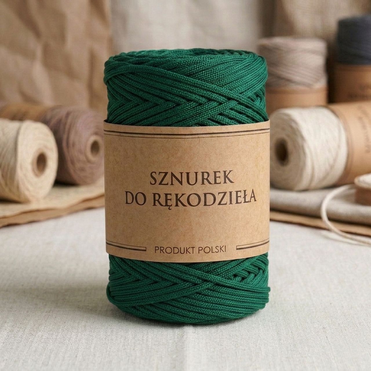 Polyester Cord Flat For Macrame Handicraft 3mm 100m