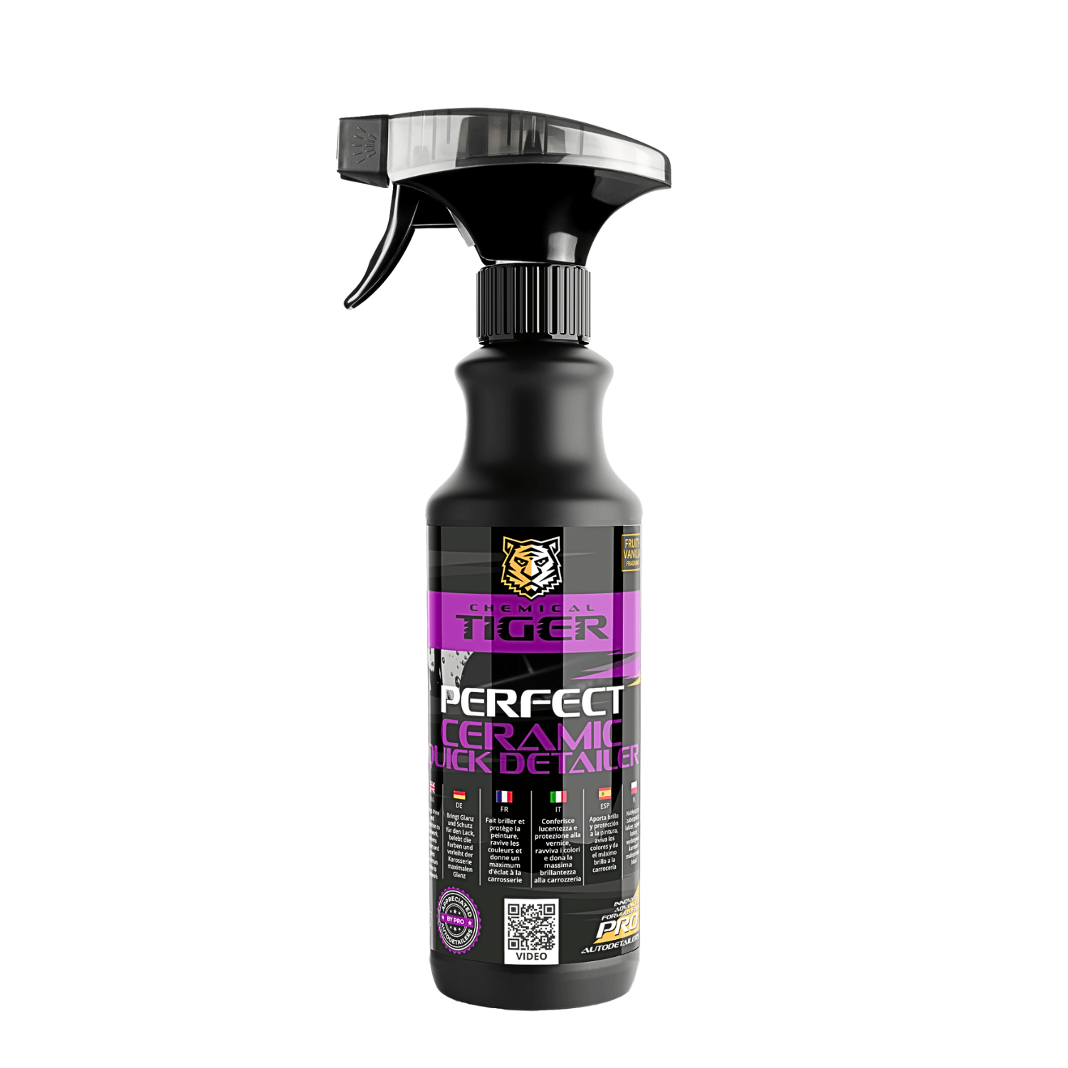   ceramiczny hydrofobowy spray do lakieru 500 ml - ceramic quick detailer do lakieru połysk głębia ochrona - ceramiczna powłoka do samochodów, polerka i ochrona lakieru samochodowego, hydrofobowy, długotrwała ochrona, odświeżający wygląd - łatwa aplikacja, odporny na warunki atmosferyczne, duża pojemność, wysoka jakość