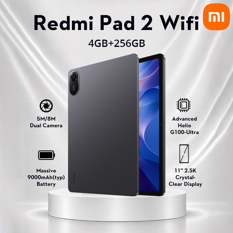 Image of Xiaomi Pad 2 Tablet, Wifi 4 + 256 Gb, 11 Inch, 2.5 K, Advanced Helio -ultra Display, 9000 Mah Battery, Wifi Version (graphite Gray)