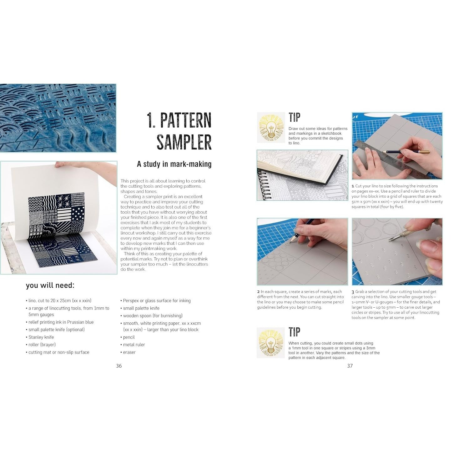 Beginner's Guide to Linocut Book
