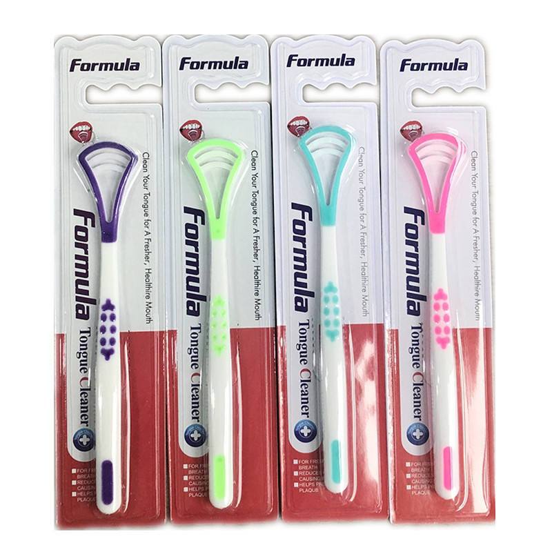 4pcs Multicolour Durable Tongue Scraper Set