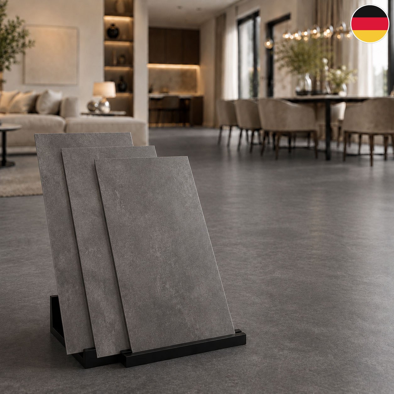 Image of Self-adhesive Lvt Vinyl Flooring, 2 Mm Charcoal, 20 Tiles, 3.72 M², 60 X 30 Cm