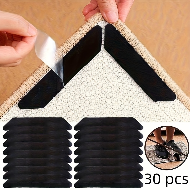TEMU 30pcs Non-slip Removable And Reusable Adhesive Tape, 11.99 Cm X 2.03 Cm, Durable Pc Material, Suitable For Kitchen, Bathroom, Living Room,