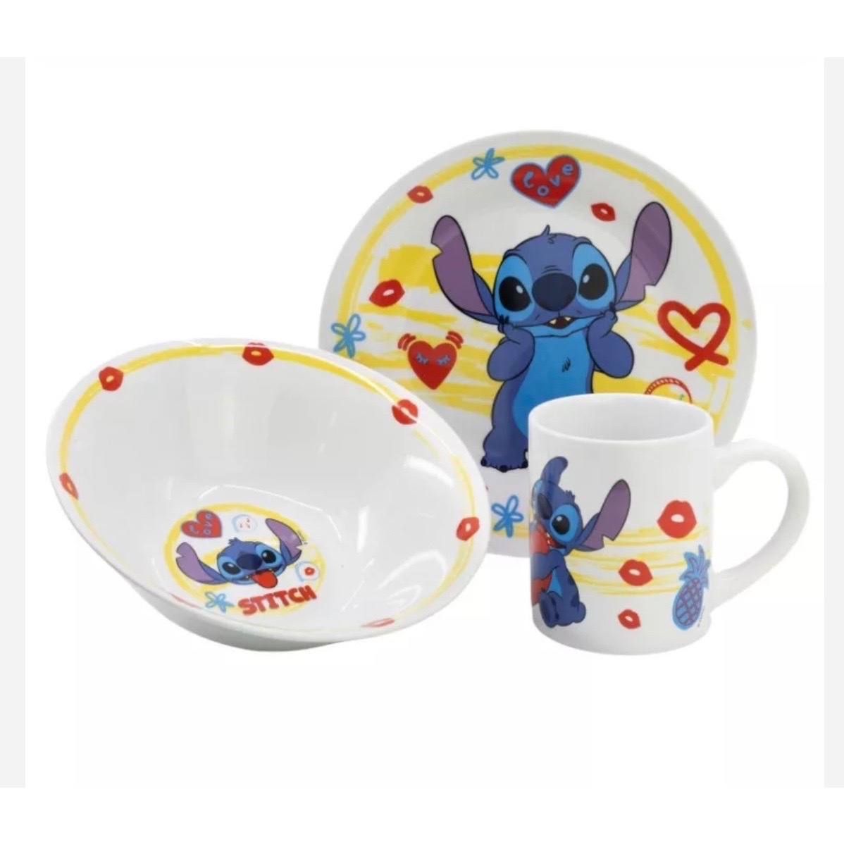 Image of And Heart Porcelain Dinnerware In Gift Box