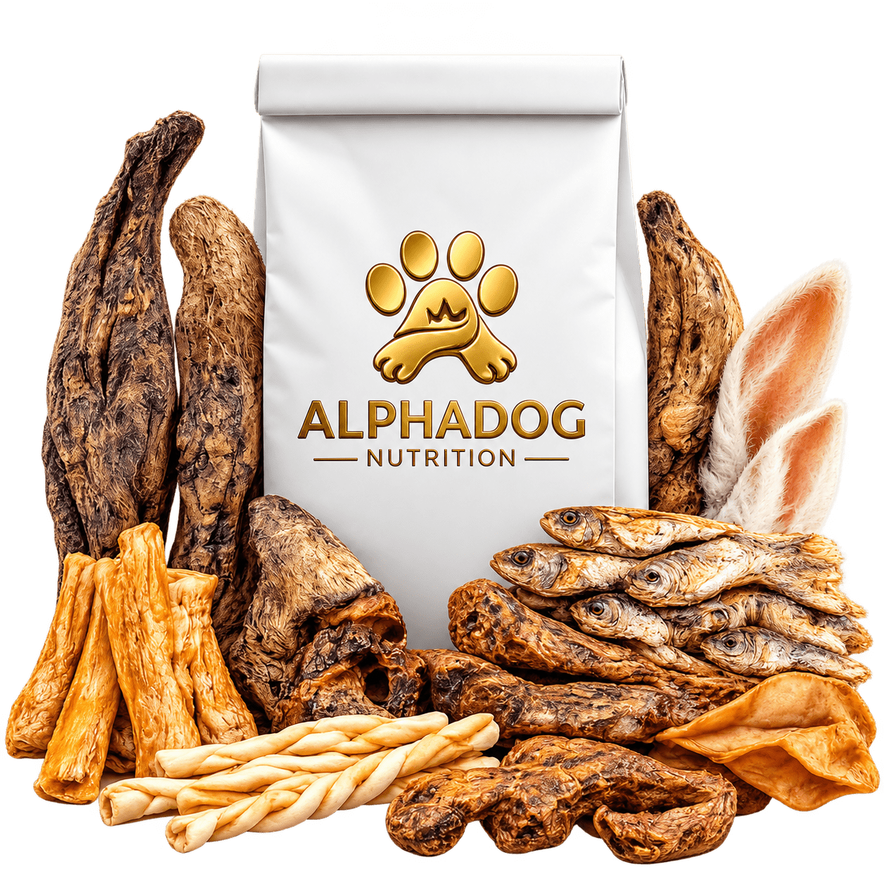 Image of Nutrition Premium 10-in-1 Dog Snack Trial Pack - Colorful Mix Of Natural Chews, Grain-free, Textures & Animal Sources For & Stimulation