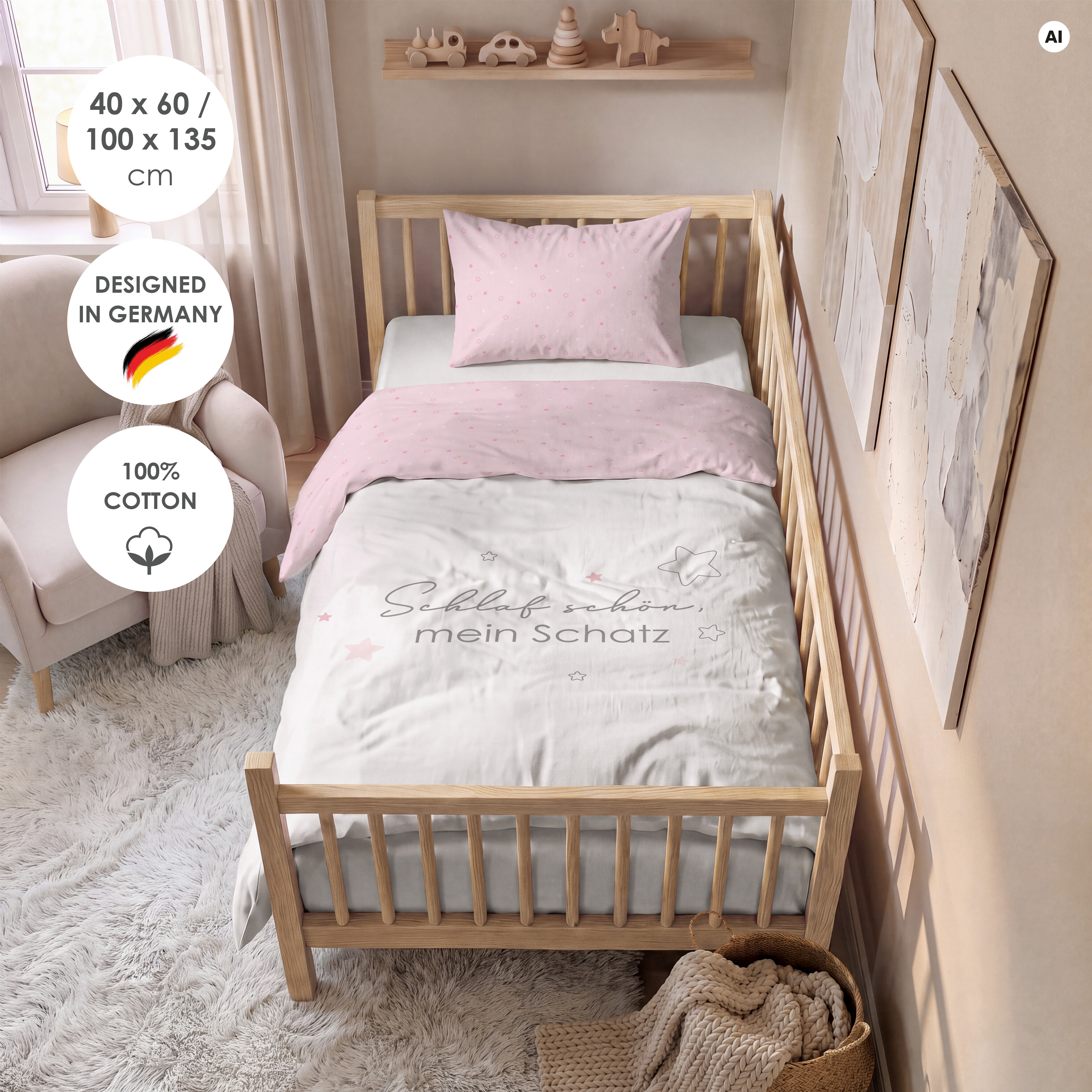 Image of Babybest® - Temperature-regulating Little Treasure Pink