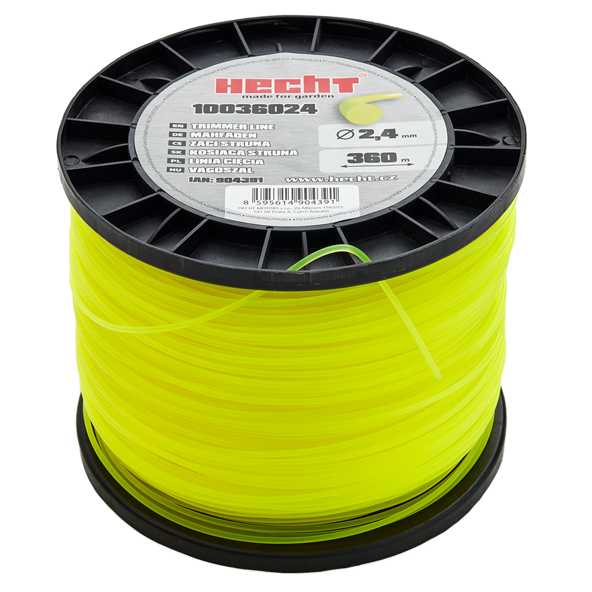 Image of Neon Yellow Round Nylon Trimmer Line, 1.6 Mm X 180 M, 2.4 Mm X 90 M, .4 Mm M – Abrasion-resistant And Tear-resistant, Cut-to-length Trimmer Line For Grass Trimmers, Brush Cutters, And