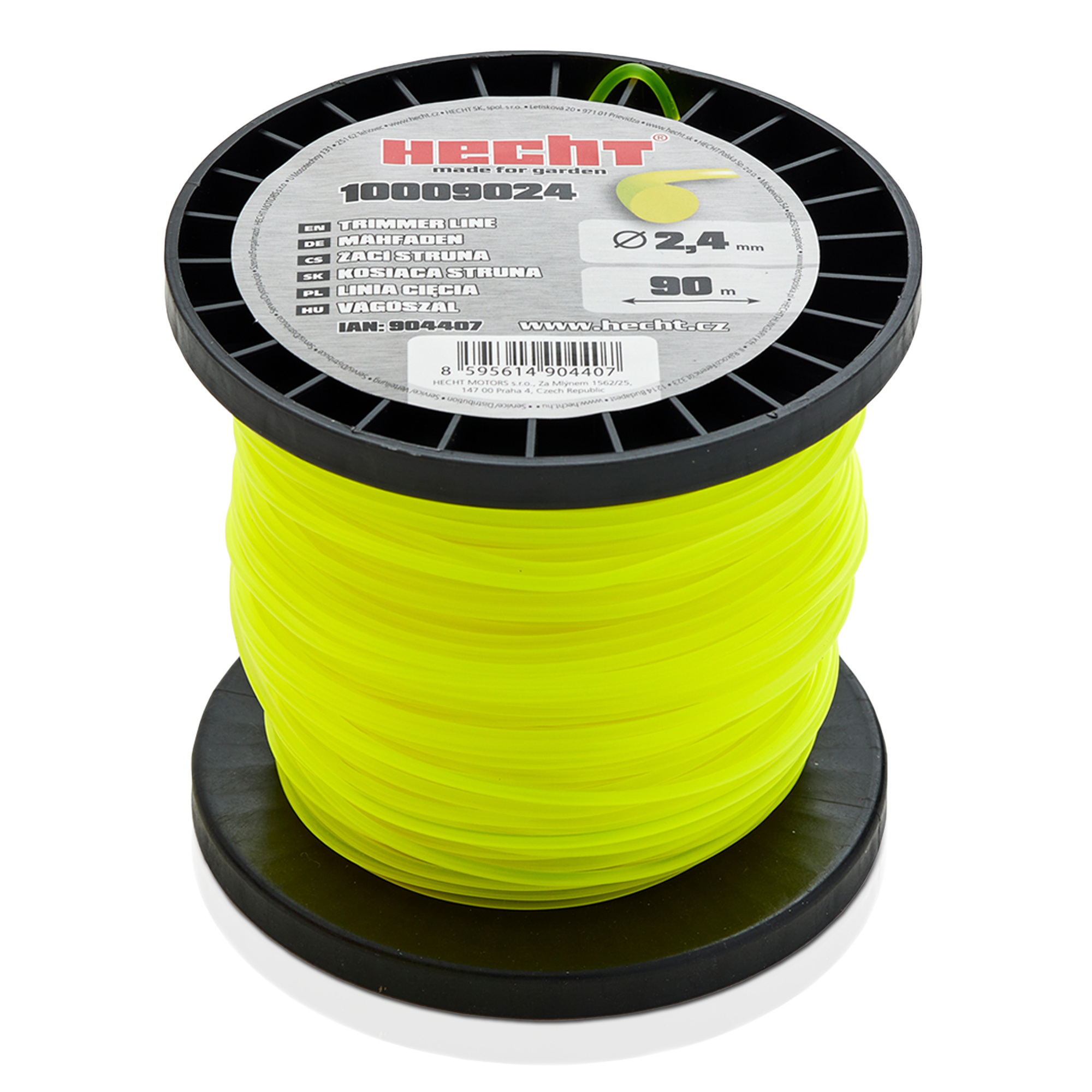 Image of Neon Yellow Round Nylon Trimmer Line, 1.6 Mm X 180 M, 2.4 Mm X 90 M, .4 Mm M – Abrasion-resistant And Tear-resistant, Cut-to-length Trimmer Line For Grass Trimmers, Brush Cutters, And