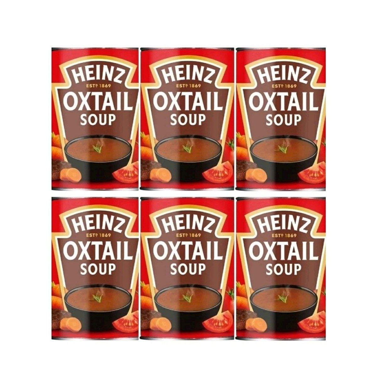 TEMU Heinz Ready To Serve Oxtail Soup Pack Of 6 X400g