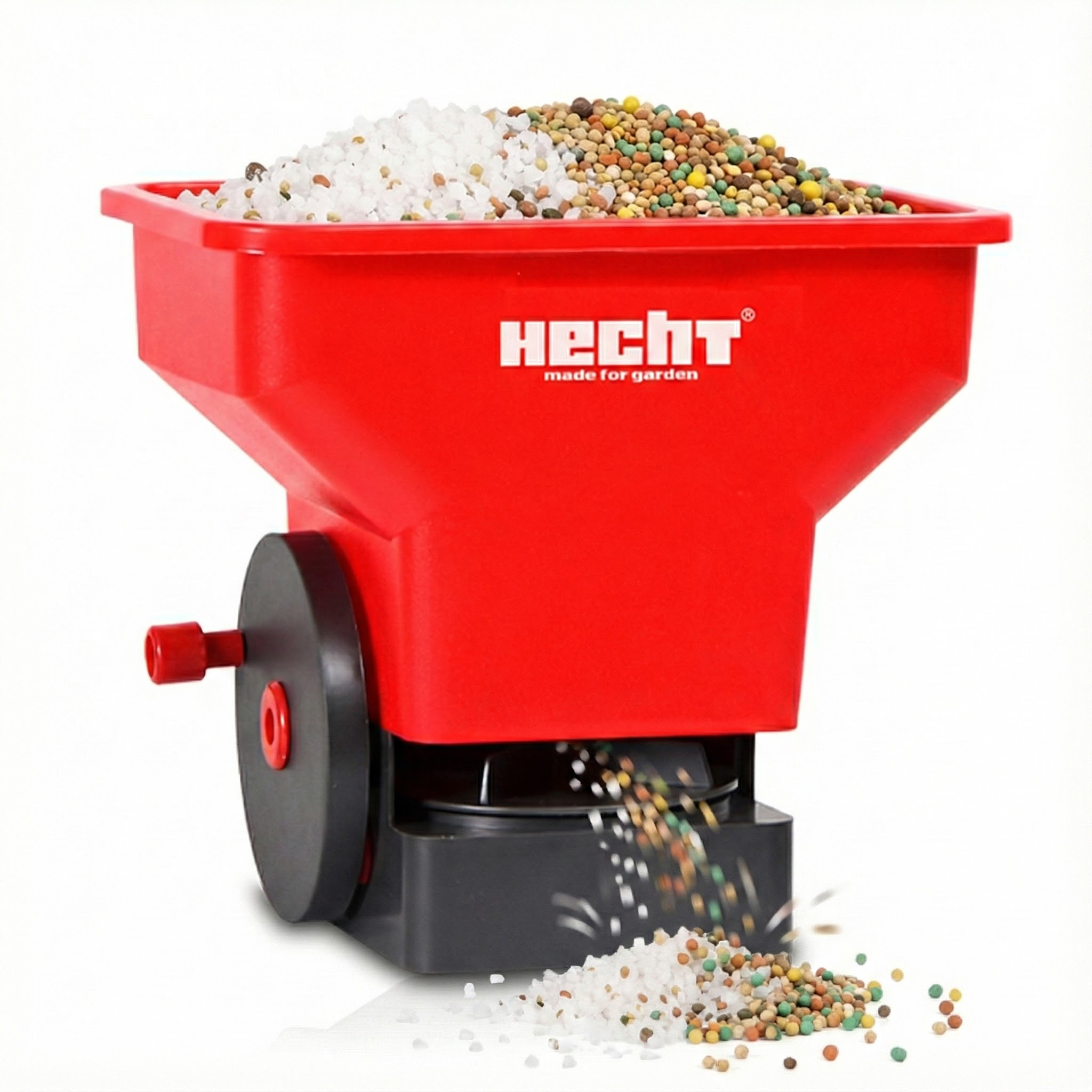 Image of Hand Spreader 3 With 3-stage Spreading Regulation - Spreader Device For In Winter And Fertilizer And Seeds In Summer, For Sidewalk, Driveway, Lawn And Bed.