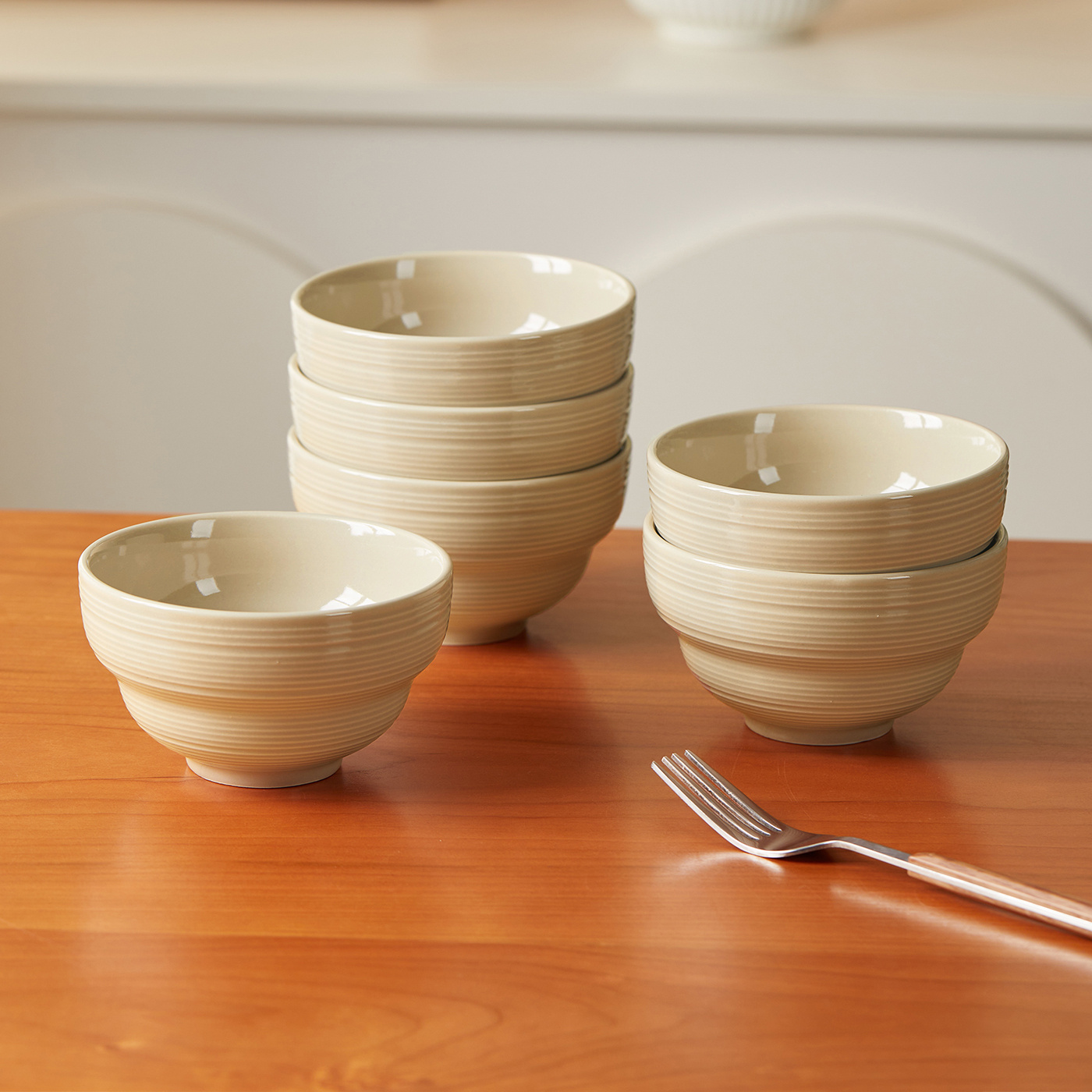 TEMU 6 pièces, Ø11.8Cm, 380Ml, 4.5 pouces, Céramique, Assiette, , Plateau à fruits, , Plateau à , Plateau à collations, Ustensiles de cuisine,