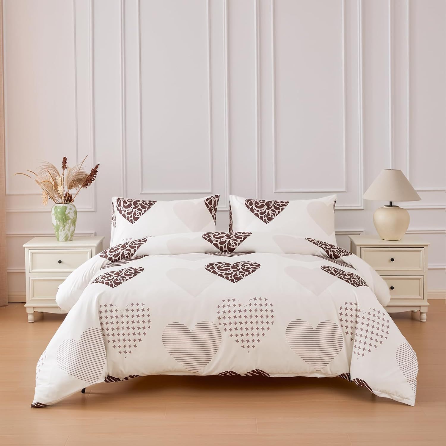 TEMU OsoNube - , Cama 90,105,135,150,180cm, Juegos de nordicas con de cojin 50x75cm, 100% Poliester, con Cremallera, y Transpirable