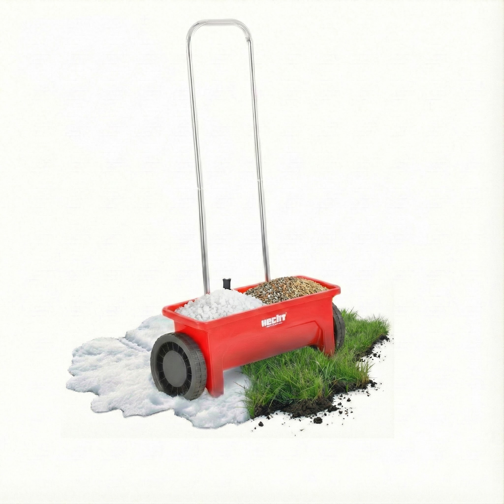 Image of Wagon 12 With 46 Cm Working Width And 10-stage Spreading Regulation – Universal Spreader For In Winter As Well As Fertilizer And Seeds In Summer, For Sidewalk, Driveway, And Lawn.