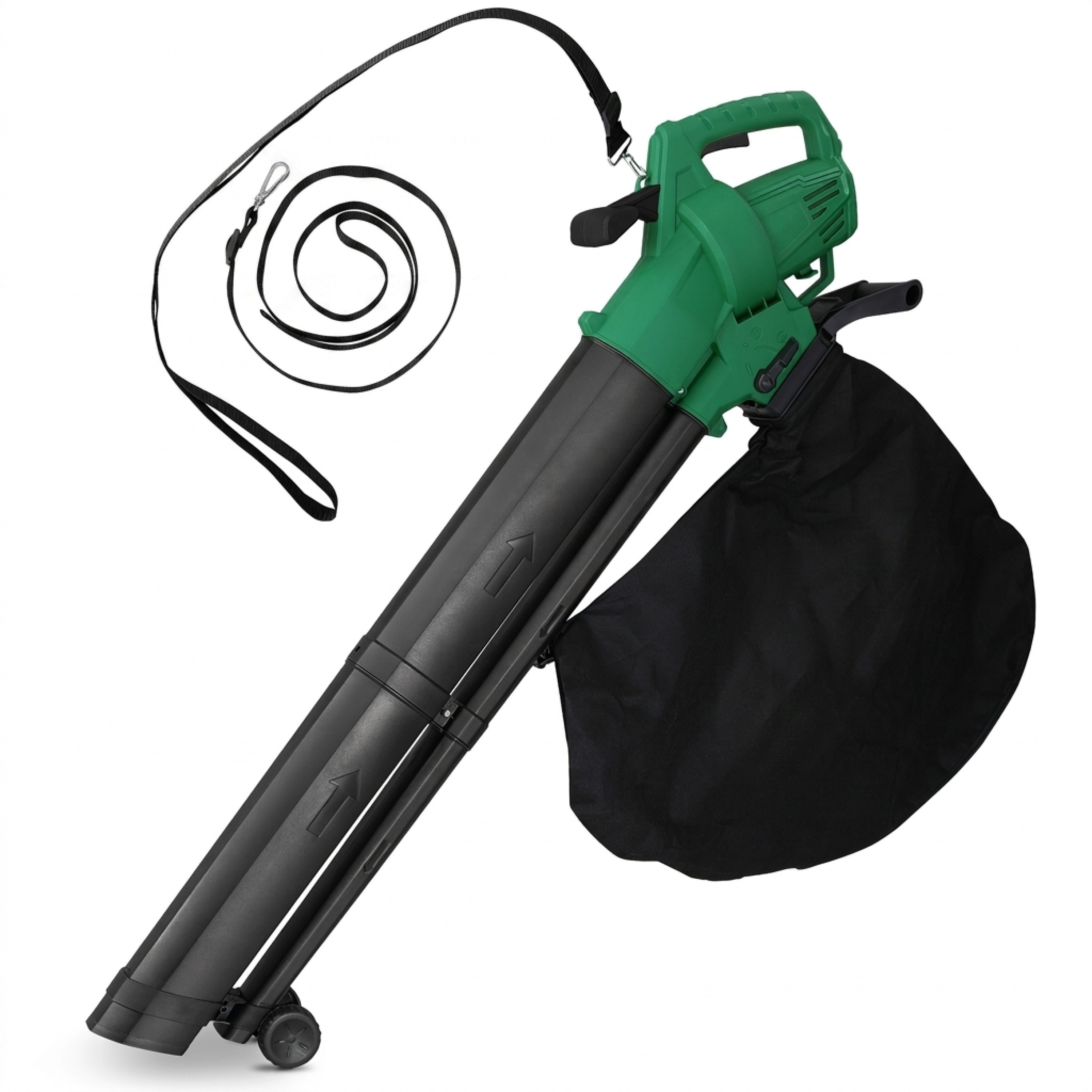 Image of Leaf Blower 3in1 3000w Electric, 270km/h, Tüv Süd Gs, With Wheels, 45l Volume