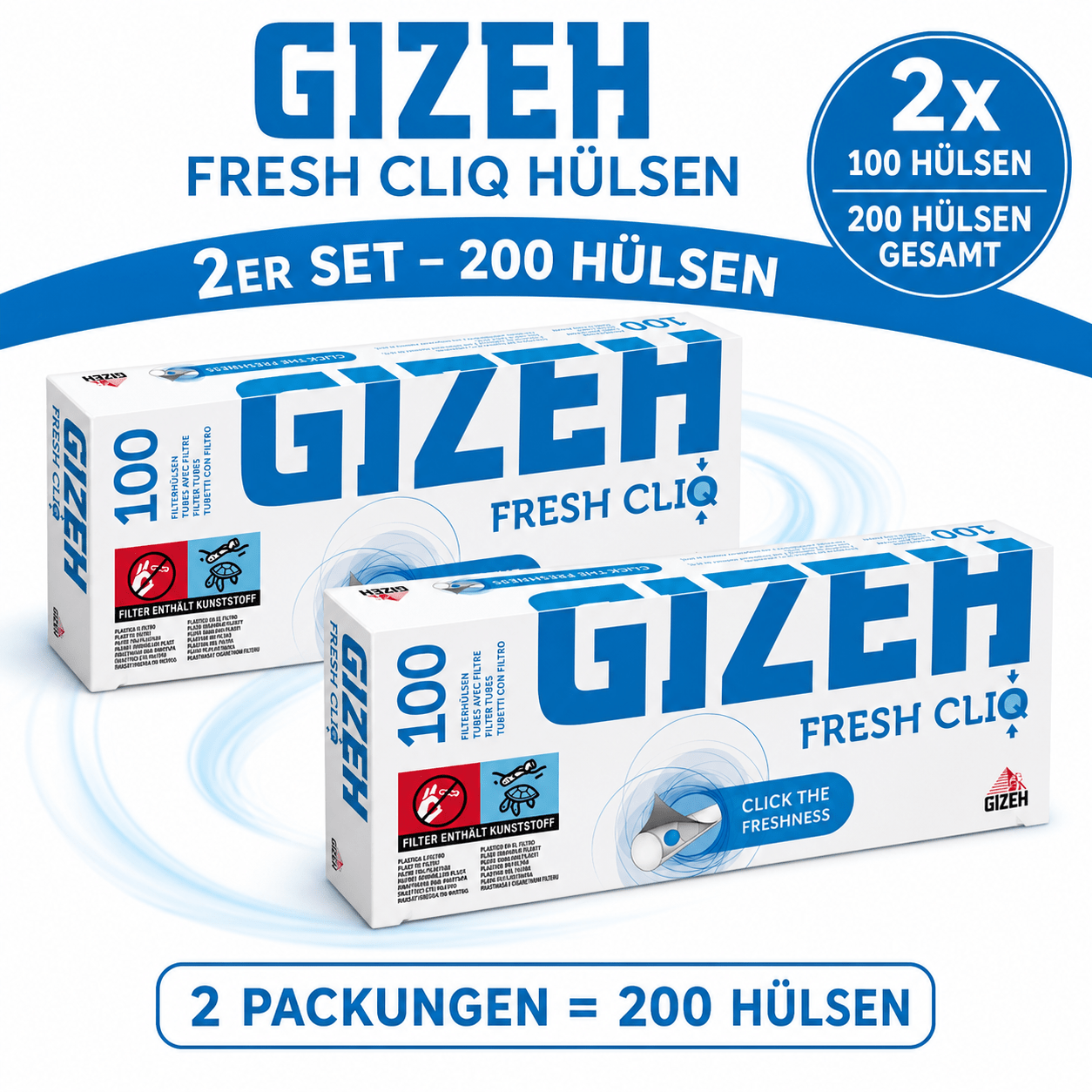 Image of Fresh Filter Sleeves – Sleeves With Activatable Freshness Capsule, Multi-pack Options