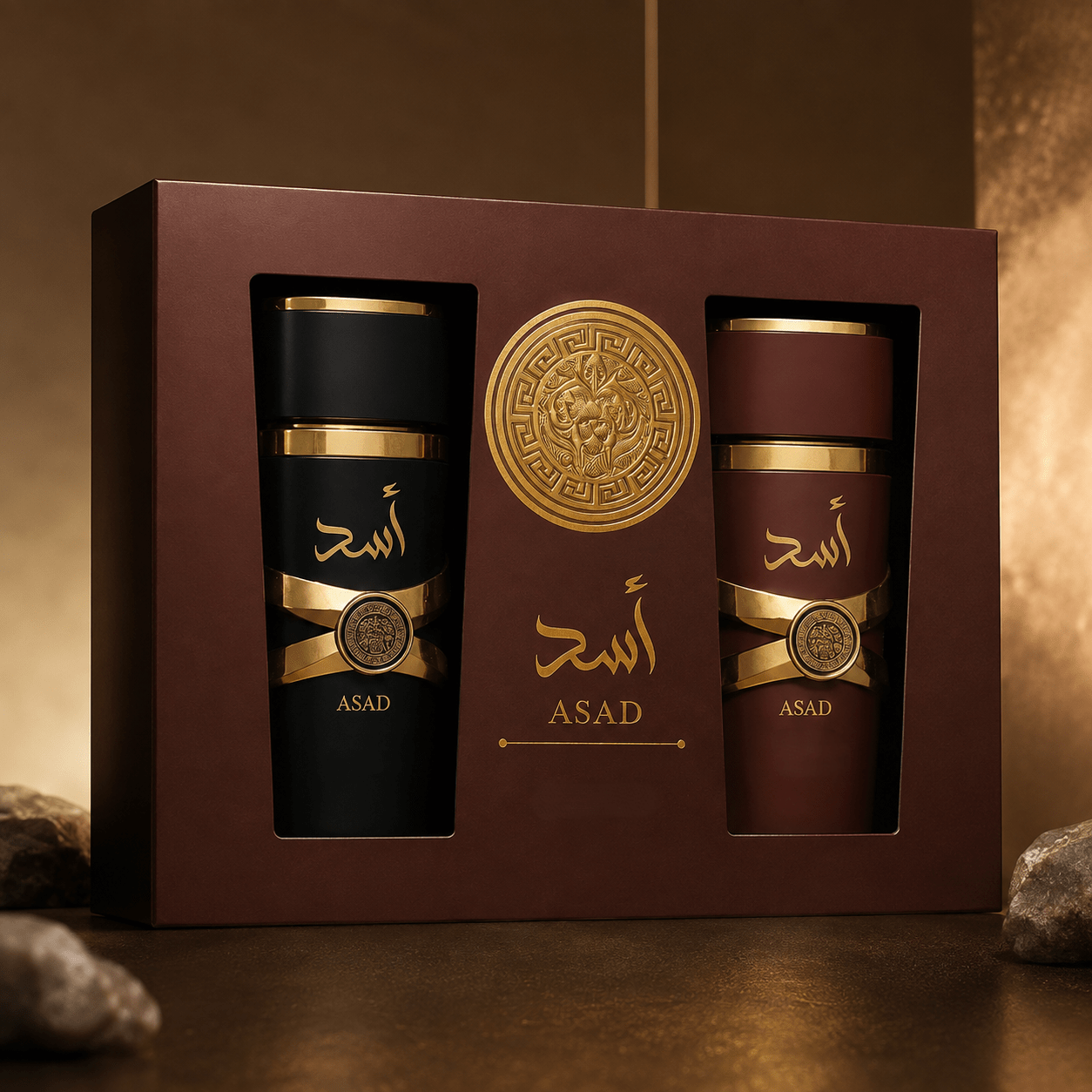 For Men 2 × 100 Ml – And Amber Eau De Parfum, Warm And Spicy Notes, Elegant Long-lasting Perfume, Gift Idea For Men
