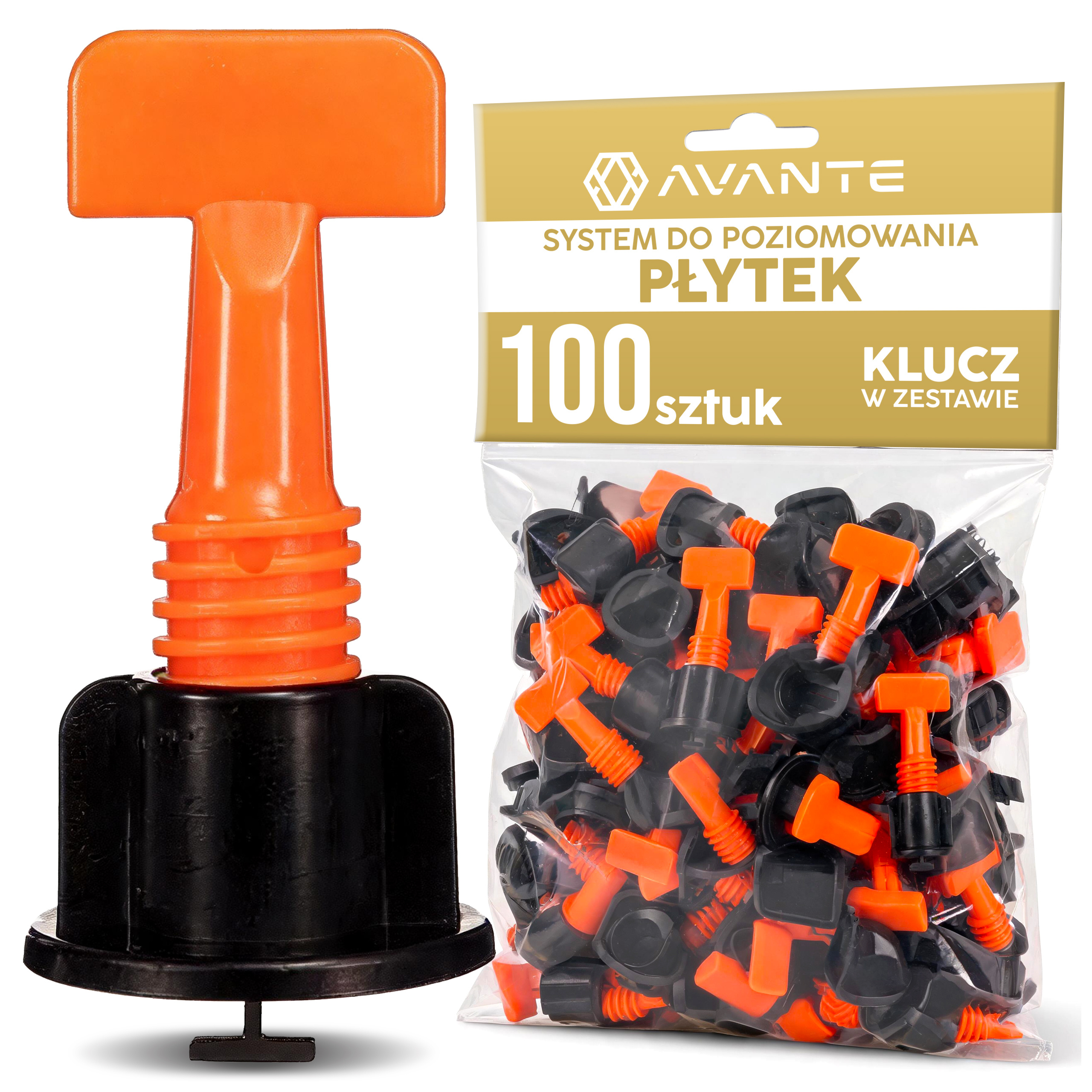 TEMU Tile Leveling System Reusable Kit 100 Pcs + Wrenches. Set Of 102 Elements For Leveling Porcelain, Stoneware, And Terracotta Tiles. 100 Reusable