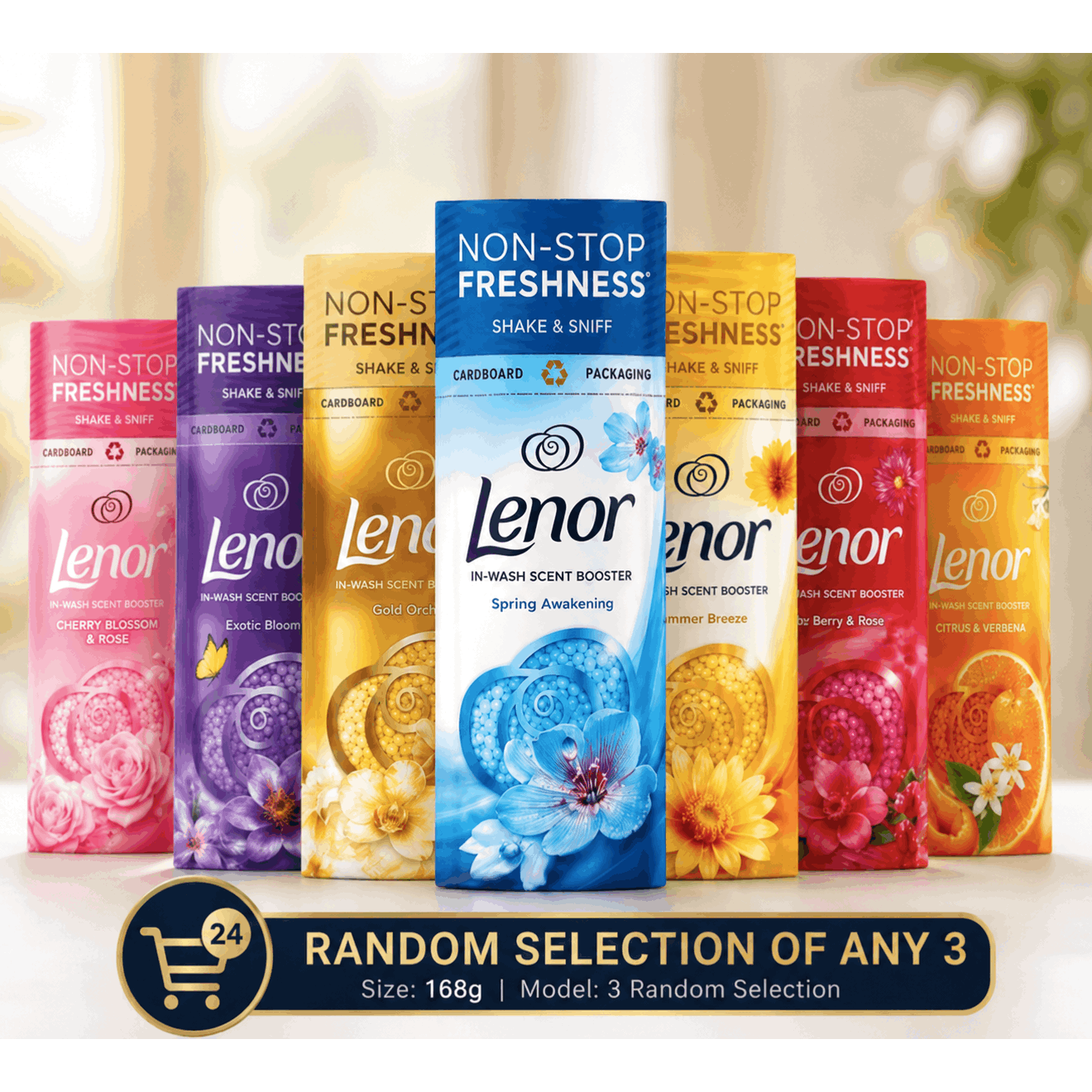 TEMU In-wash Scent Booster Beads 168g – Of 3 Fragrance Varieties