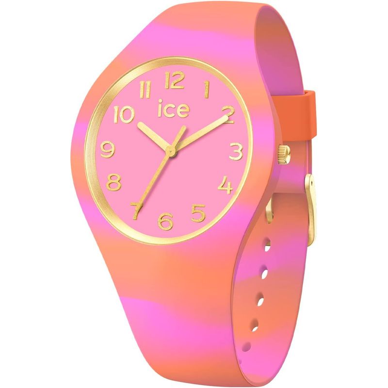 Women'S Tie-Dye Watch, 34mm Plastic Case & Strap, Casual Wear, 10 ATM Water Resistance