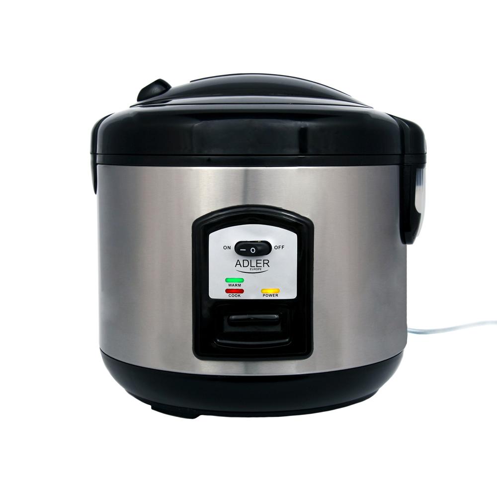 TEMU Adler Rice Cooker (steamer) 1.5l Stainless Steel / Black Ad 6406