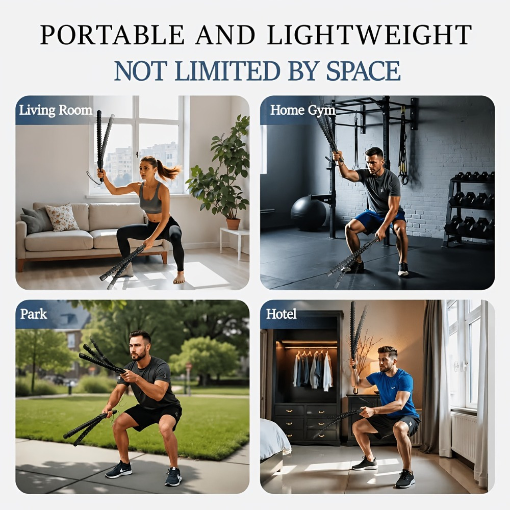 Cordless Battle Rope for Full Body Strength Training