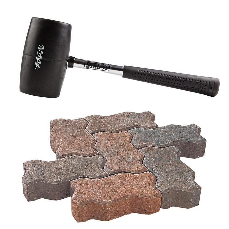 E-shop 65-mm-Gummihammer für Beton- und Mörtelblöcke