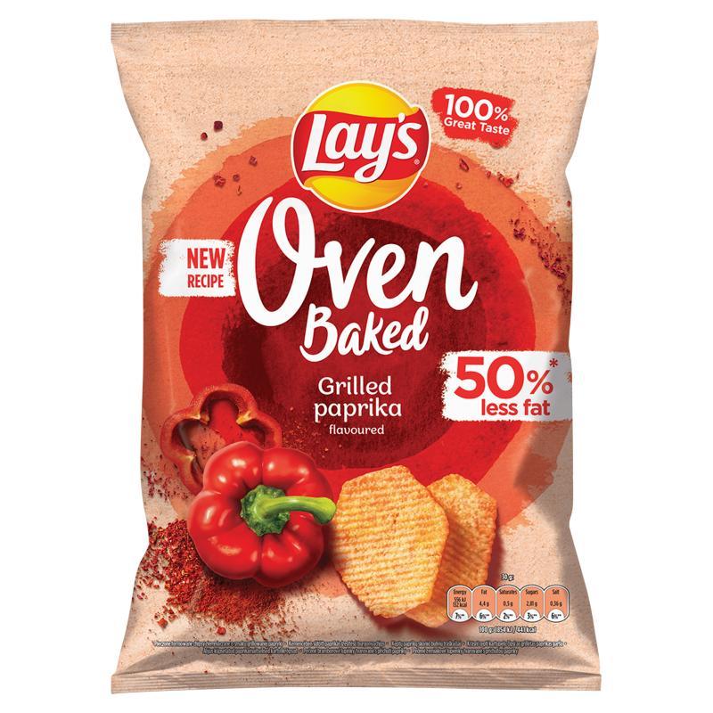 Lay's Oven Baked Shaped Potato Chips With The Taste Of Grilled Pepper 110g
