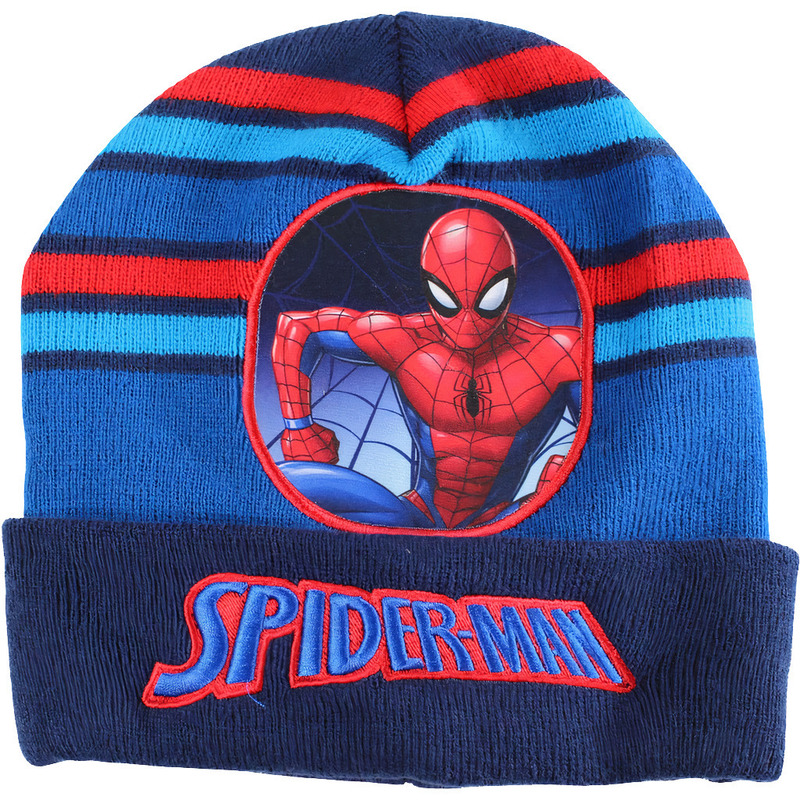 Image of Winter Spiderman Hat For Children Soft And Warm