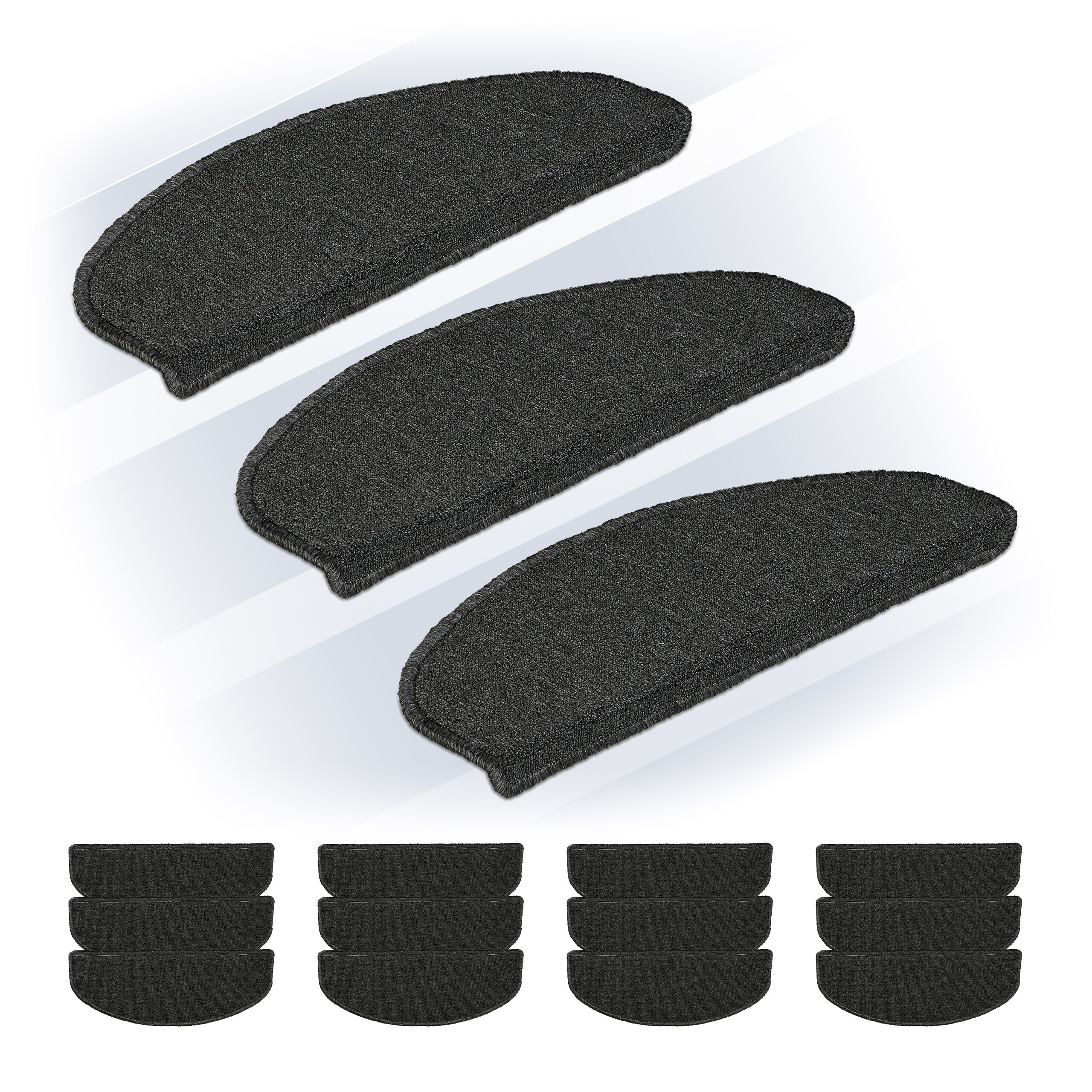 15 Dark Grey Stair Treads