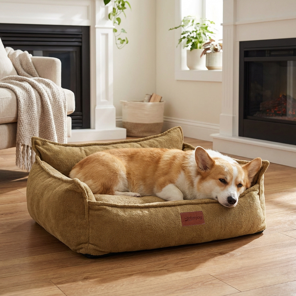 Comfortable Washable Dog Sofa Bed Mat, Soft Cushion