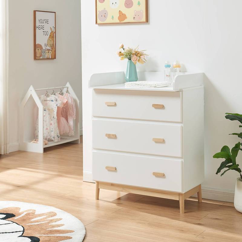 Image of Changing Table Sarievn Changing Table 100 X 80 X 53 Cm With Removable Changing Pad