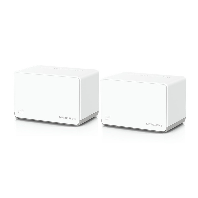 Mercusys Wifi 6 Mesh Ax 1800mbps, 3 Gigabit Ethernet Ports, Parental Controls, Connects Up To 150 Devices, 2-pack With Coverage Up To 350㎡, Halo H70x