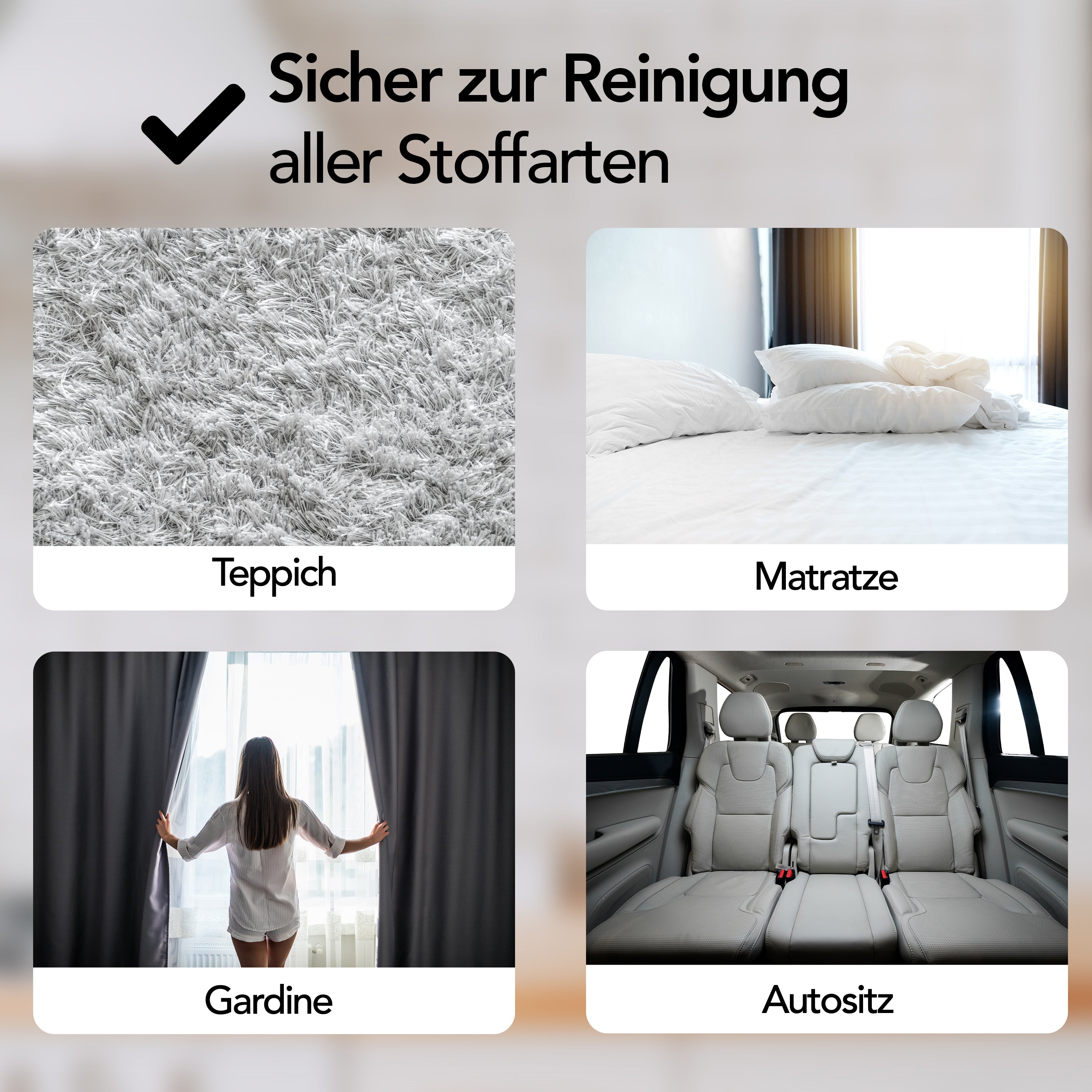 Professionele Tapijtreiniger - Vlekkenreiniger - 2 Borstels - Krachtig En Draagbaar - Bank Reiniger - Meubelreiniger - Zetelreiniger - Zwart