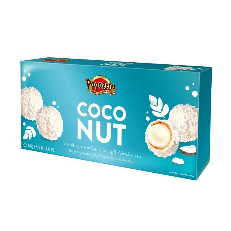 Papagena Waffle Balls With Coconut 120g