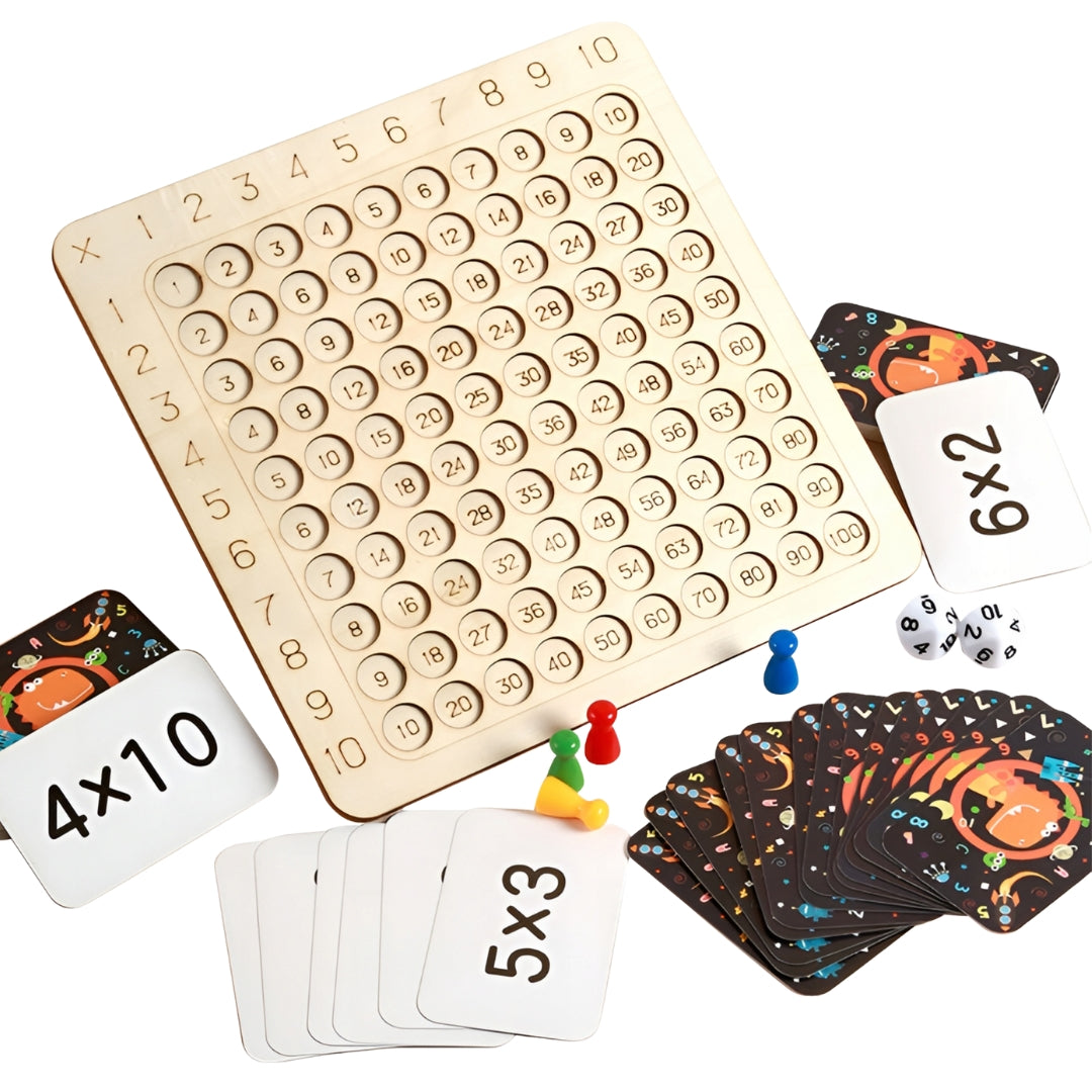 TEMU Educational Game For Children - Multiplication Table - Wooden