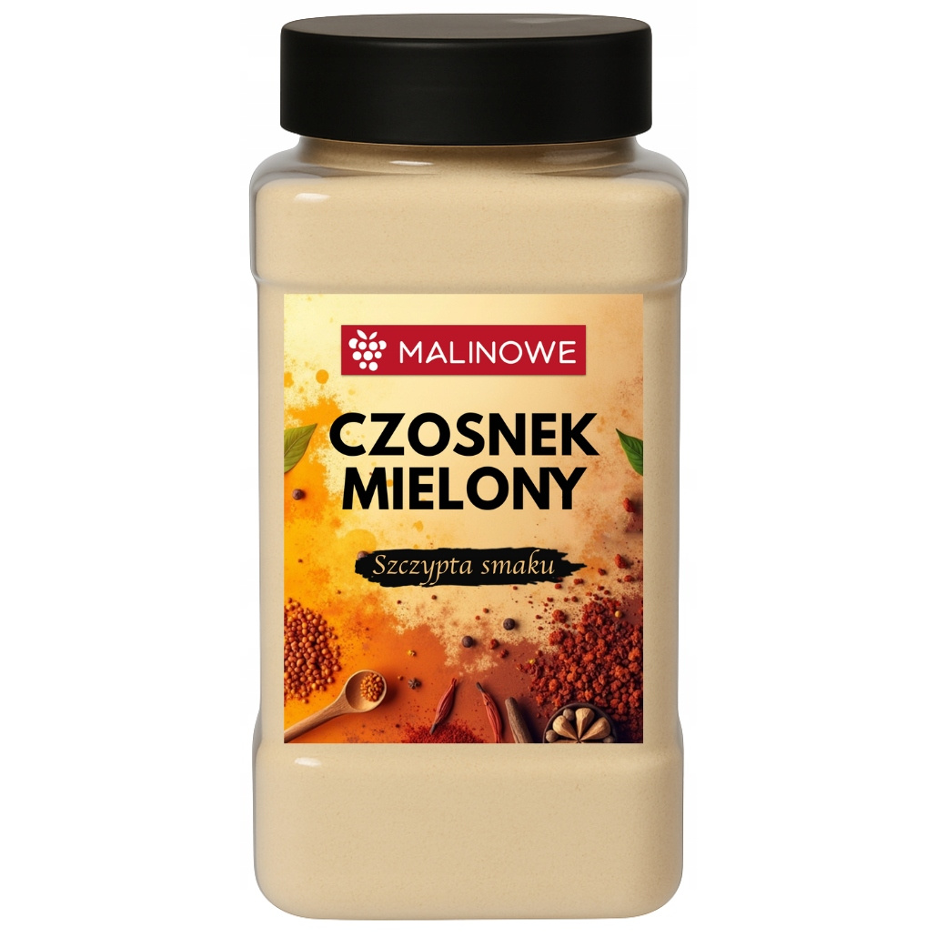 Ground Dried Garlic 400g, Premium Quality, Jar With Dispenser, Distinctive Flavor