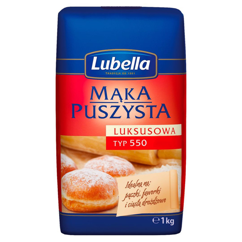 Lubella Fluffy Luxury Flour Type 550 1 Kg