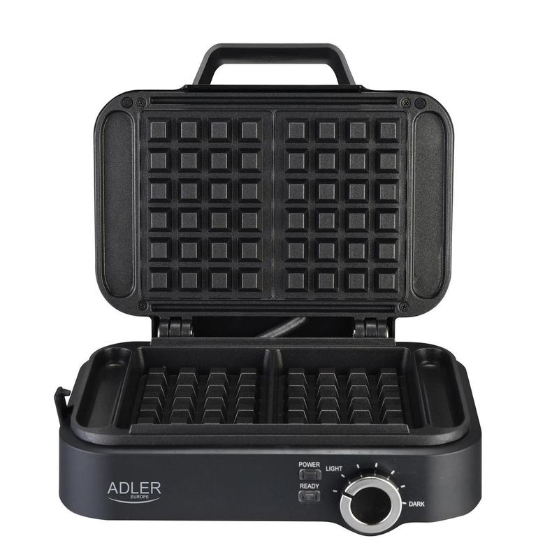 TEMU Powerful 2000w Waffle Maker With Smooth Temperature Control: Crispy ! Deep Plates, Heat-resistant Handle, And Compact Vertical Storage – The In