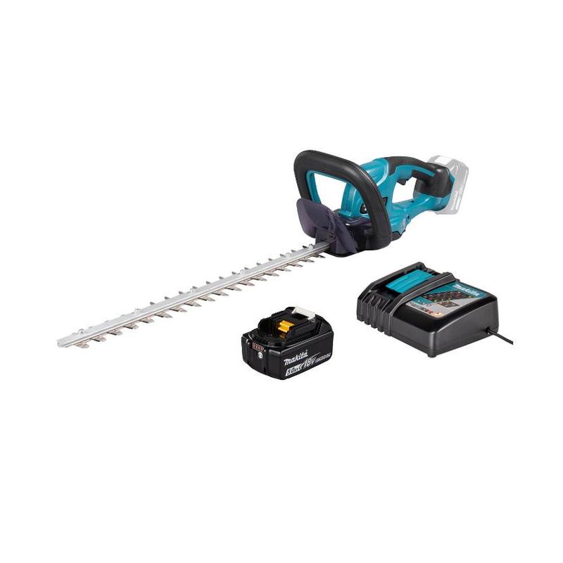Makita Duh507rt 18 V Cordless Hedge Trimmer - 500 Mm Cutting Length, With 5 Ah Battery And Charger