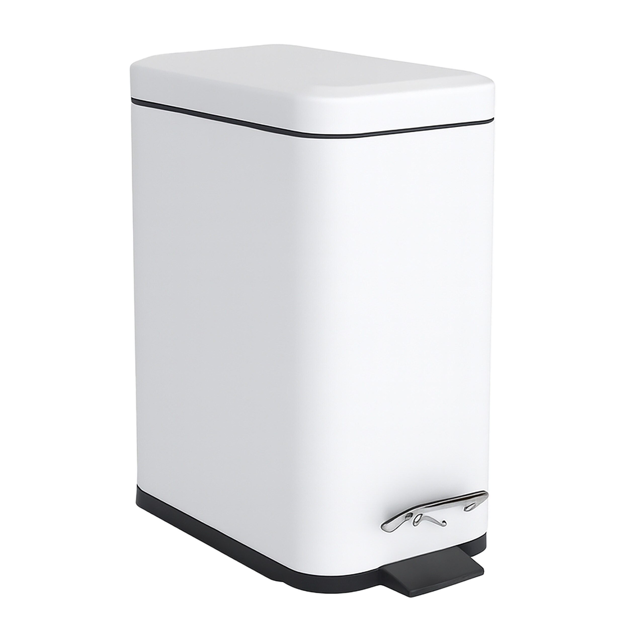 Trash Can In White - 5 L