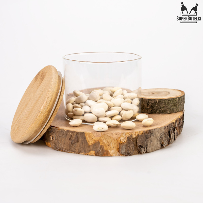 Spice Container, Glass for Storing Food 390 Ml - Kitchen Jar for Sugar, Tea, Loose Products Spice Container, Glass for Storing Food 390 Ml - Kitchen Jar for Sugar, Tea, Loose Products