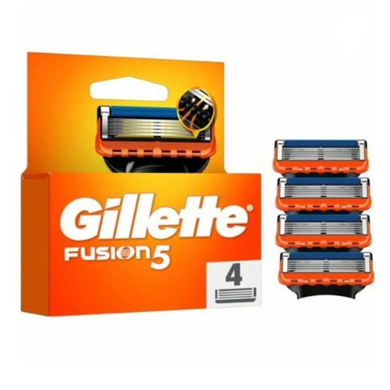 TEMU Gillette Fusion5 Cargador de Recambios Manual - Pack 4 Unidades
