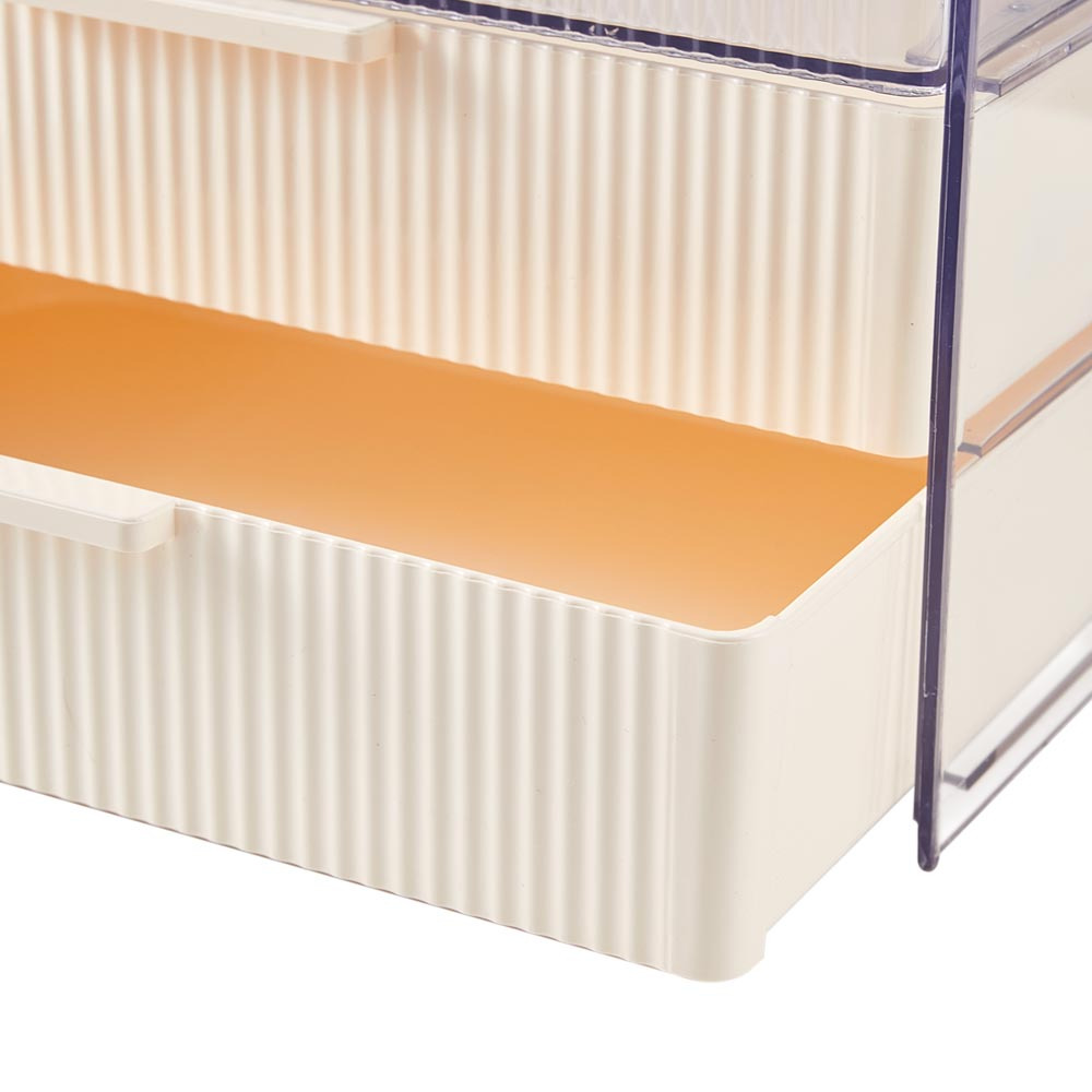 Transparent Makeup Display Case with Drawers for Skincare