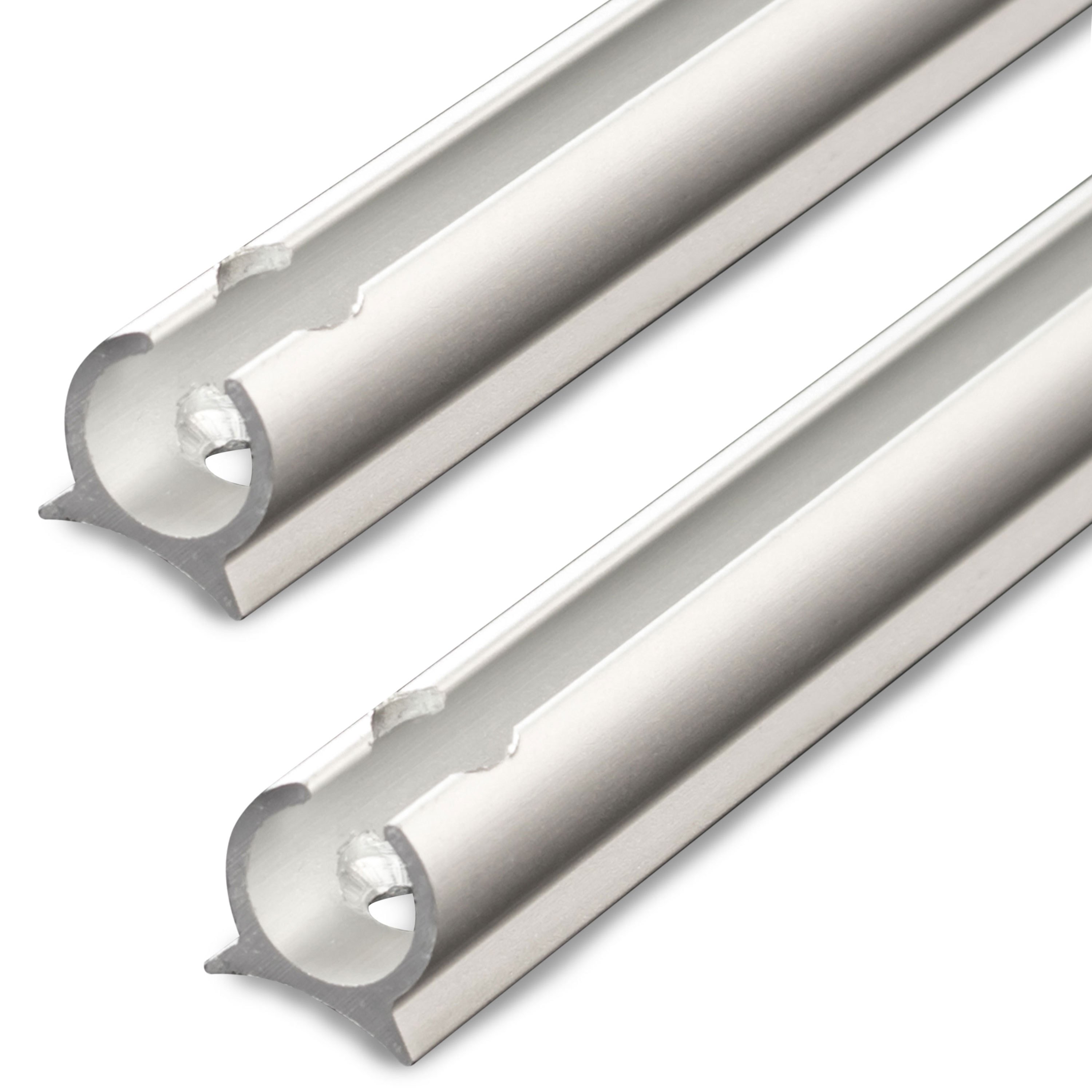 Image of Alu Keder Rail - 1.2 Meters - Keder Strip - Ø9mm (suitable For 6-8mm Keder) - Aluminum Keder Profile Fastening Strip For Motorhome - Tent Awning Sunshade Skirt Rail Awning Rail