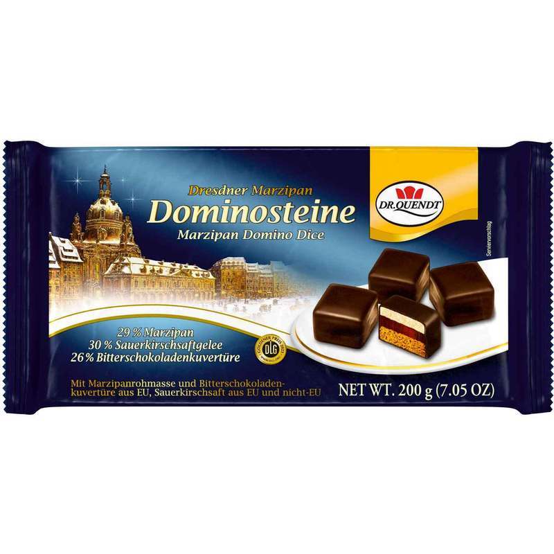 Image of Dr. Quendt Dresdner Marzipan Domino Stones 200 G
